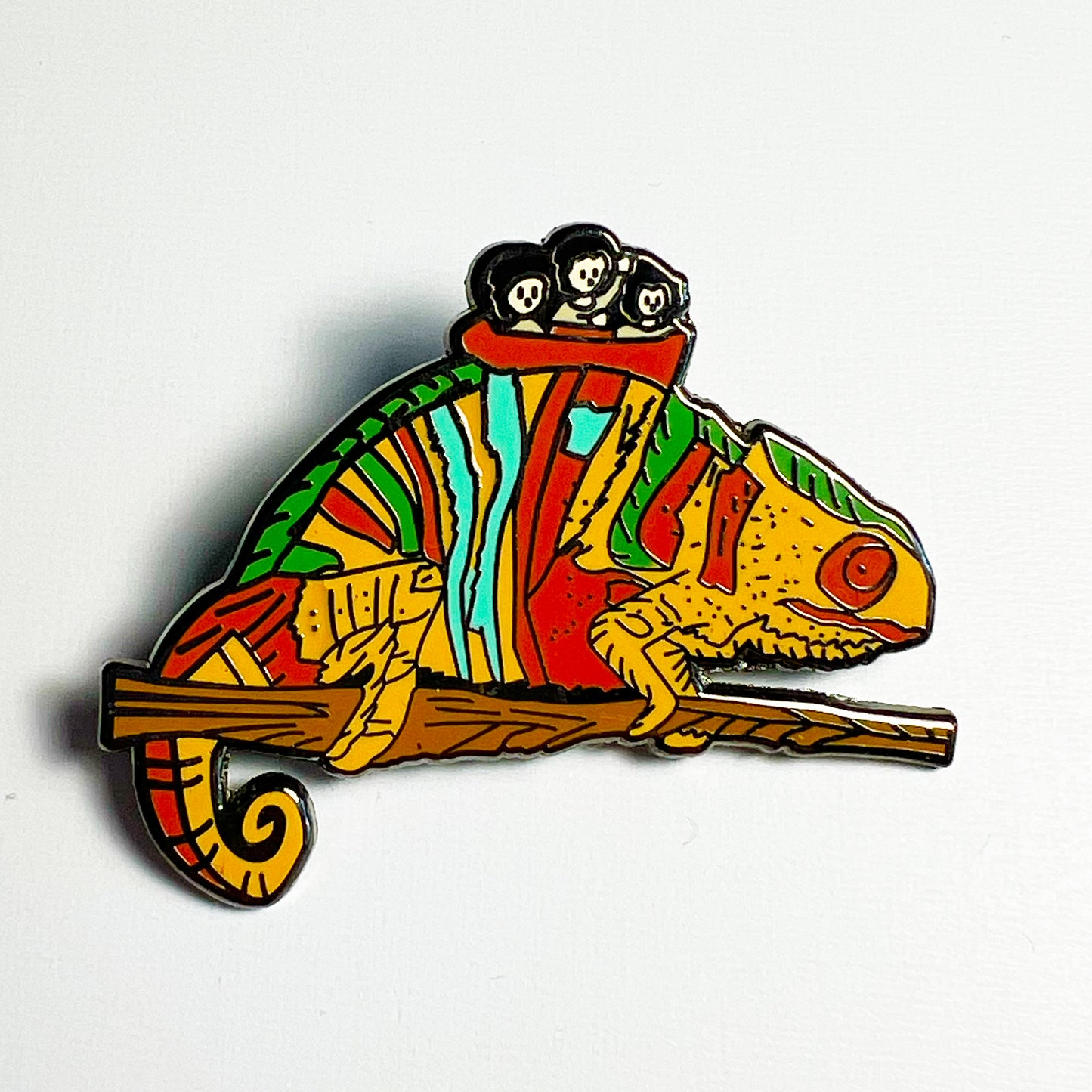 The Chameleon Travelers | Hard Enamel Pin