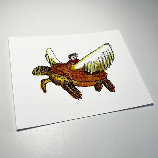 The Flying Turtle - Fine Art Print (Edition of 25)